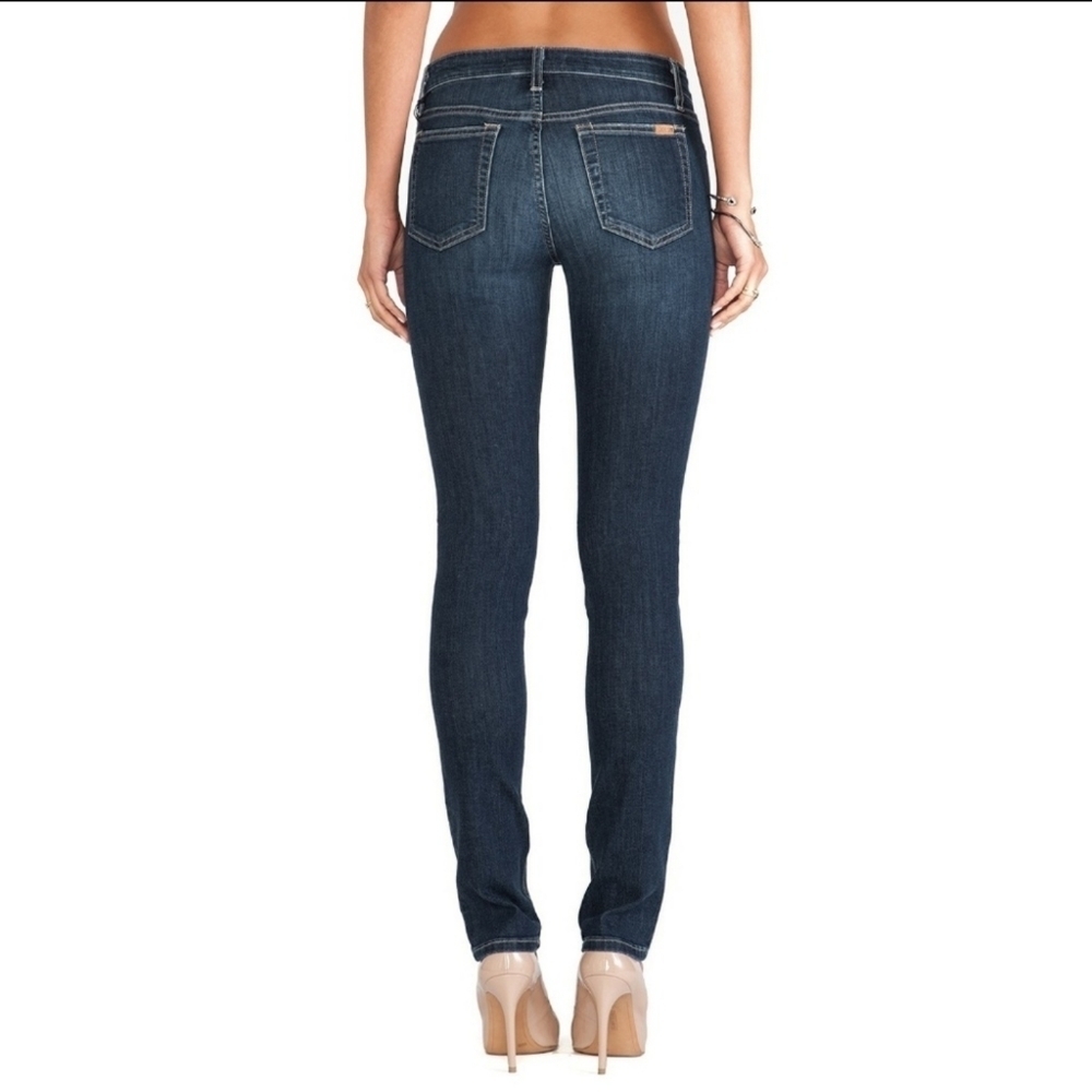Joe's Jeans Lindz Mid Rise Skinny Blue Wash Jeans Size 28 - Picture 2 of 8